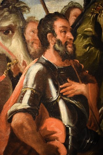 L'Adoration des Rois mages - École napolitaine, fin du XVIIe siècle